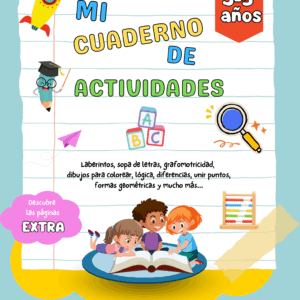Cuaderno de actividades infantiles de 3 a 5 años