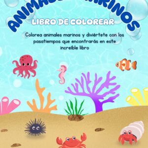 Animales marinos para colorear y aprender