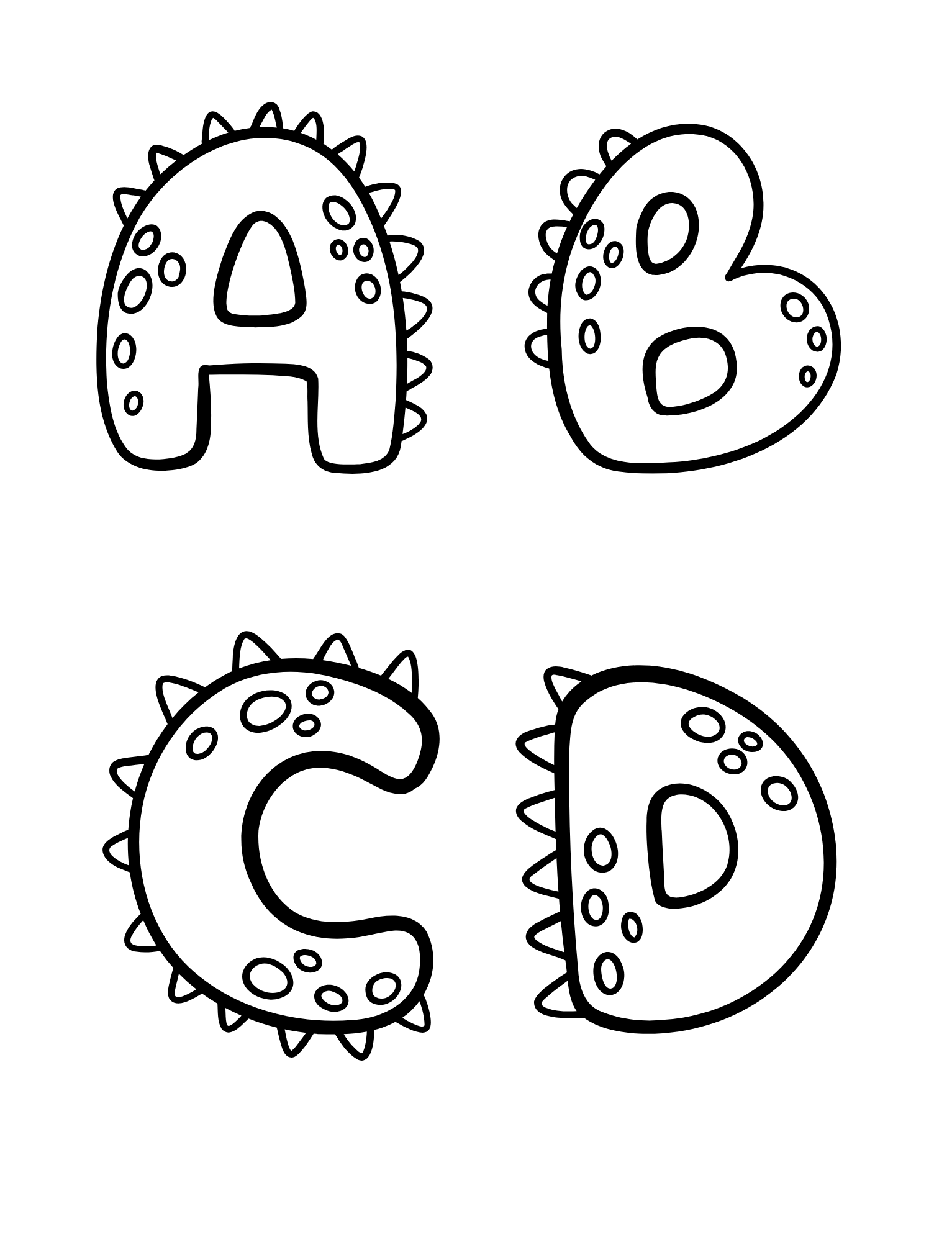 Dinosaurios para colorear y aprender números, letras y juegos divertidos - Imagen 2