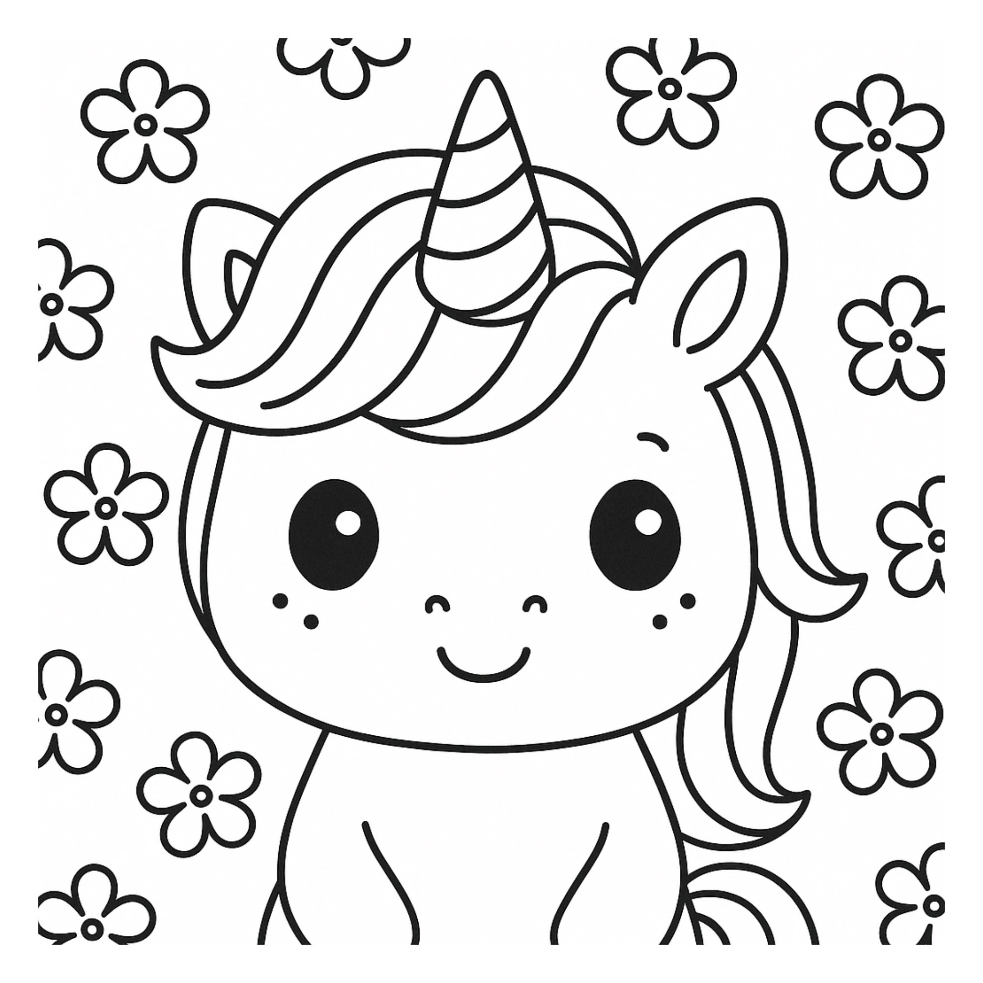 Unicornios para colorear - 27