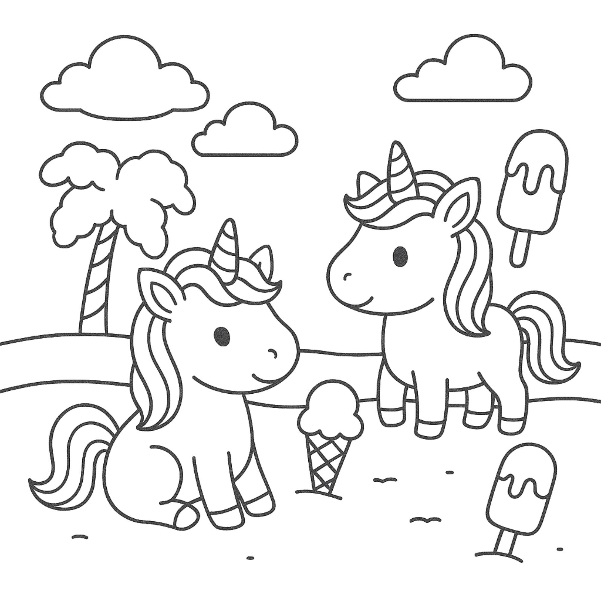 Unicornios para colorear - 53